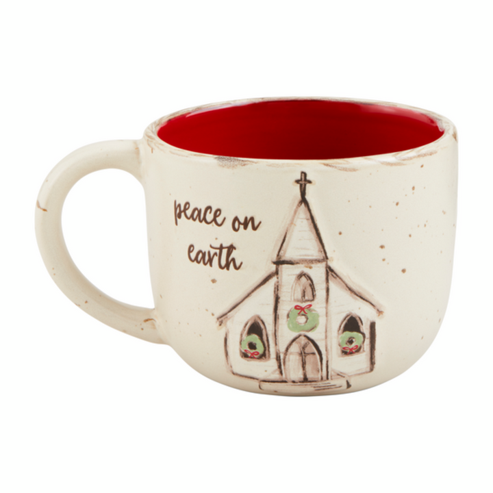 Sketched Christmas Nativity Mug