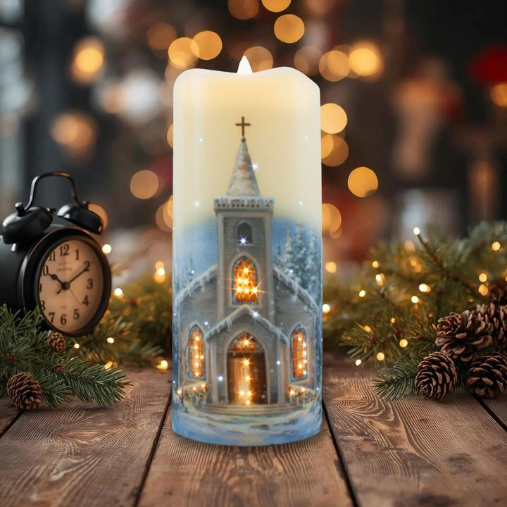 The Chapel Fiber Optic Candle