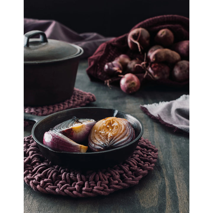 Ash Plum Knotted Trivet