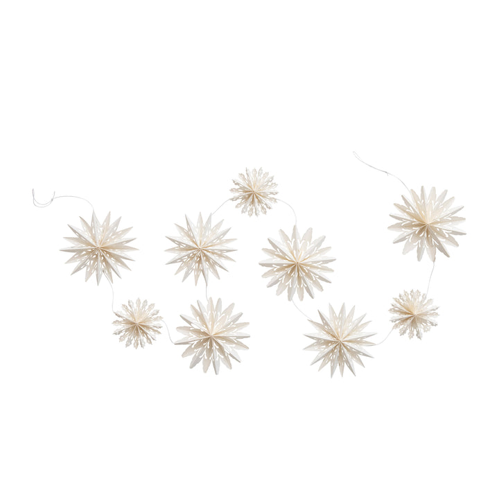 Paper Snowflake Garland