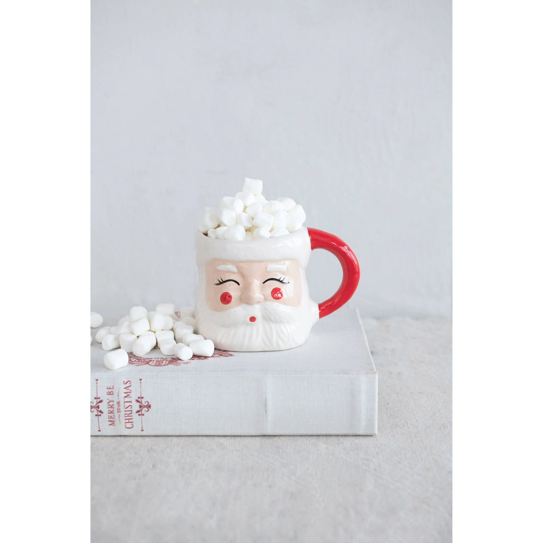 Blushing Santa Mug