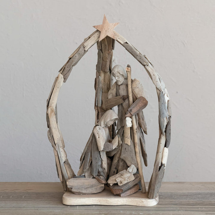 Driftwood Nativity