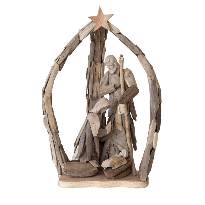 Driftwood Nativity