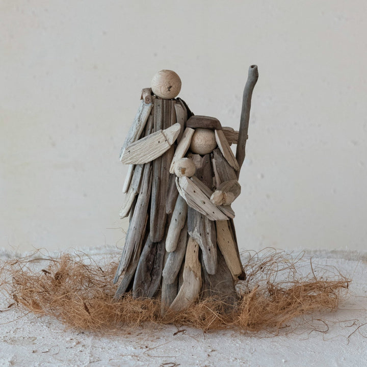 Driftwood Holy Family