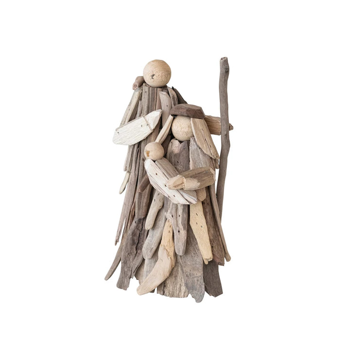 Driftwood Holy Family