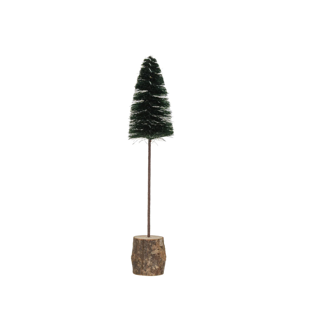 Glitter Stars Sisal Bottle Brush Tree