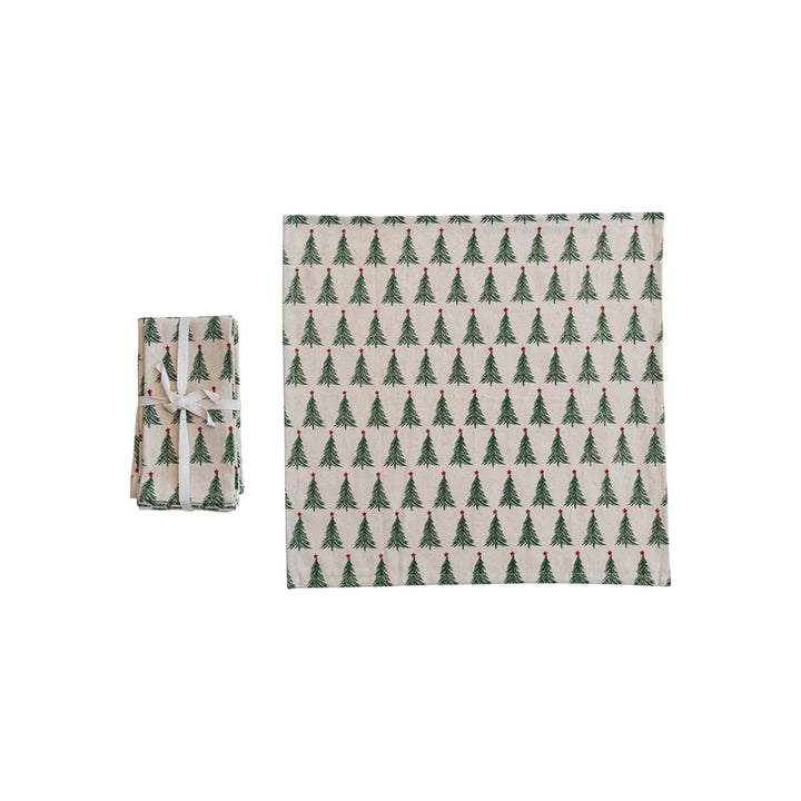 Winter Pine Tree Napkin