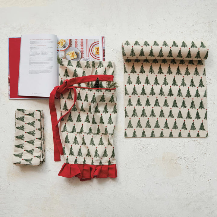 Winter Pine Tree Napkin