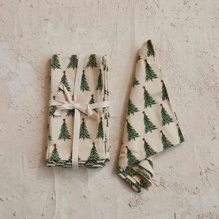 Winter Pine Tree Napkin