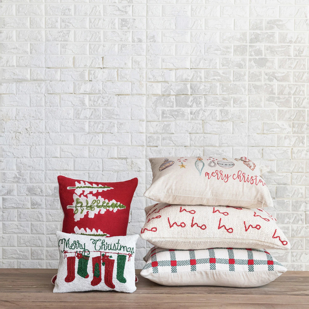 HO HO HO Lumbar Pillow