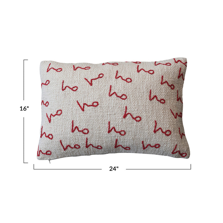 HO HO HO Lumbar Pillow