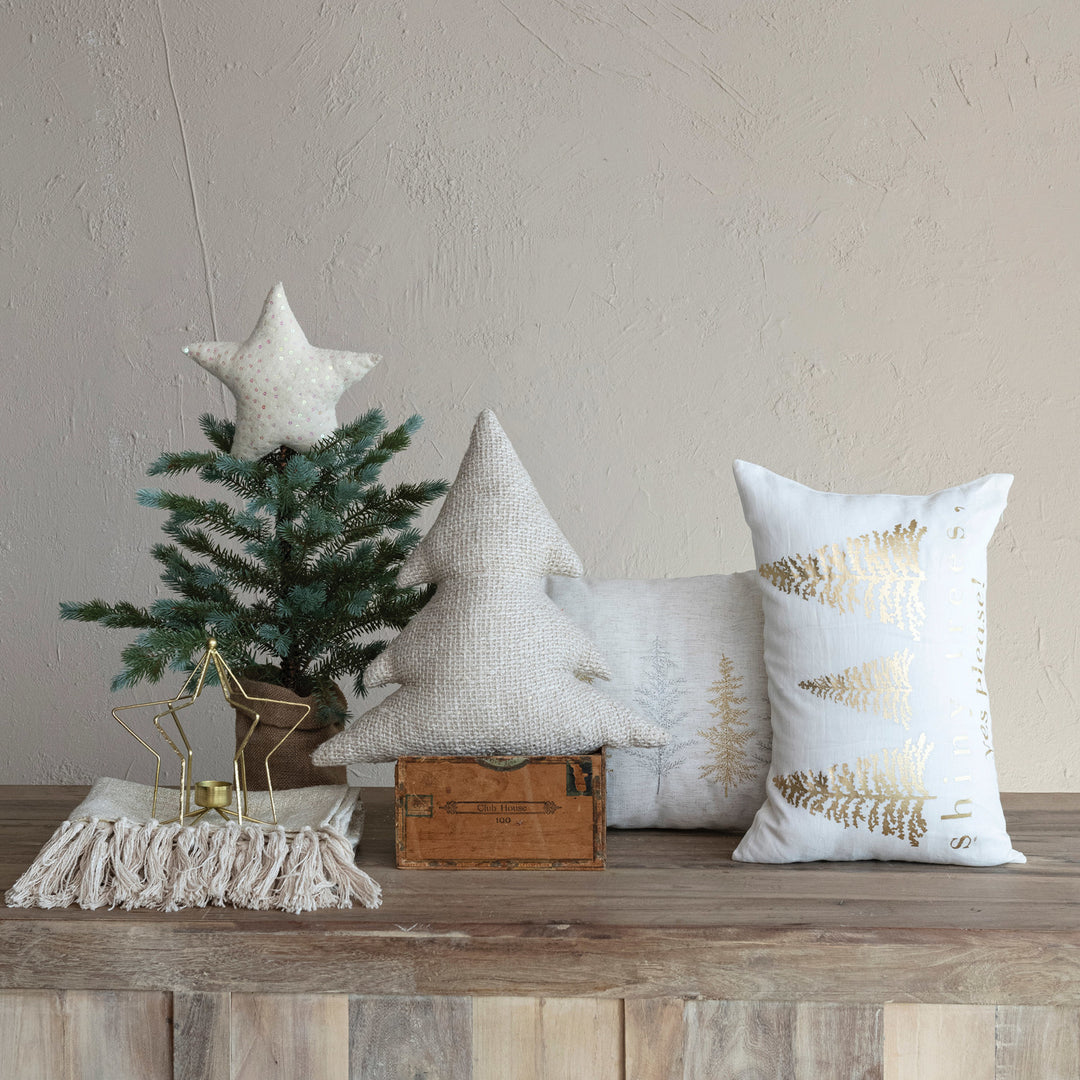 Woven Tree Shaped Pillow