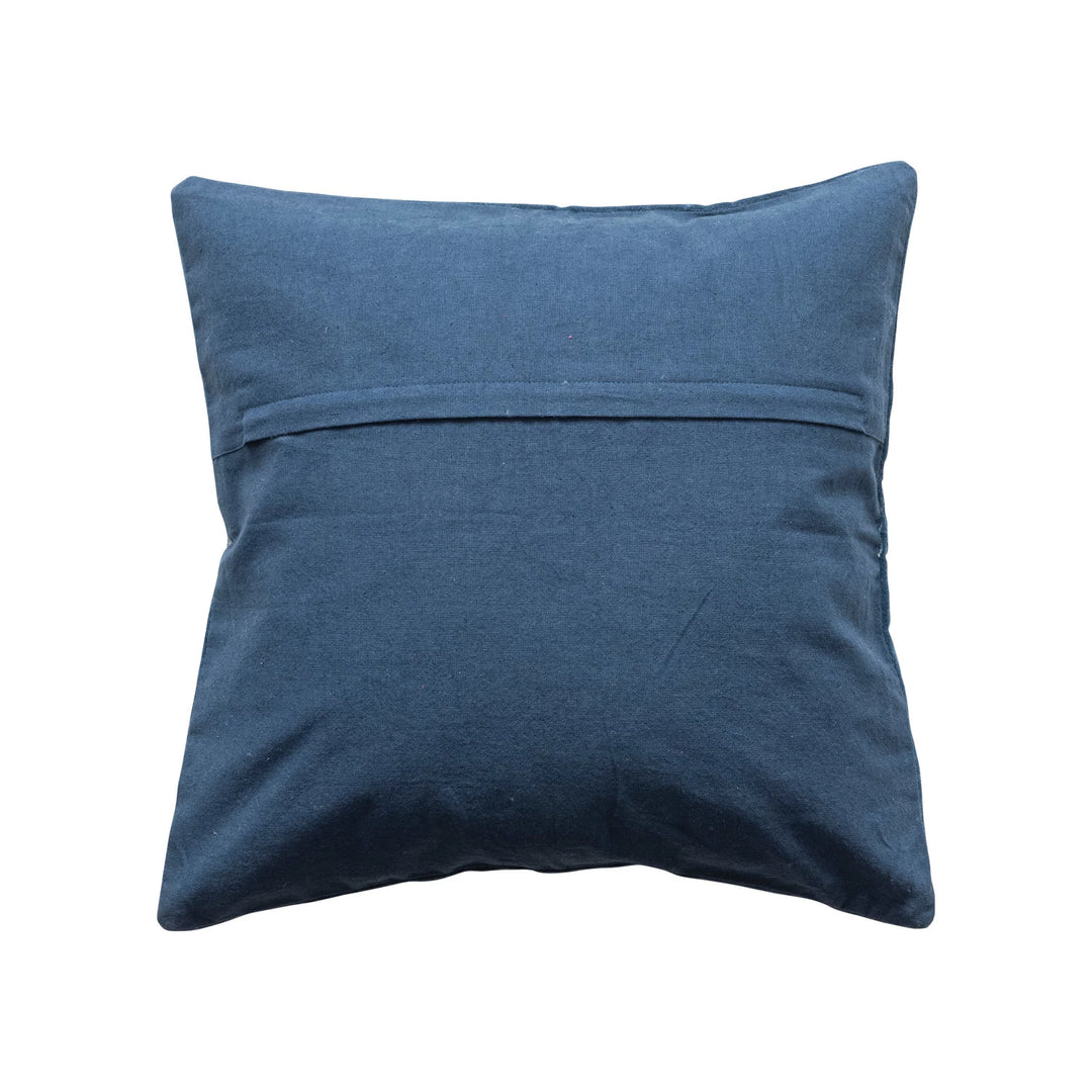 Merry & Bright Navy Velvet Pillow