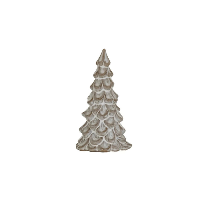 Cream Glazed Stoneware Tree