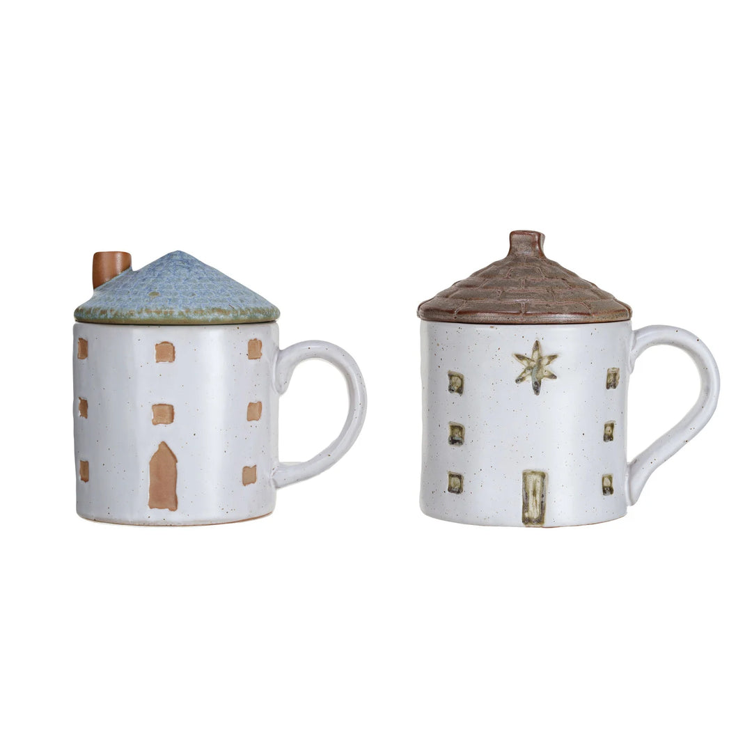 House Shaped Mug & Lid Set