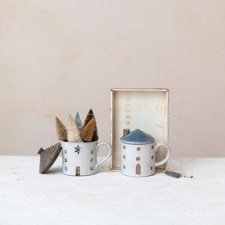 House Shaped Mug & Lid Set