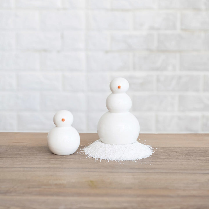 Simplistic Snowman Figurine