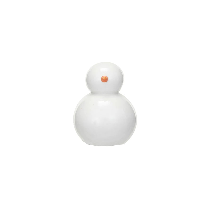 Simplistic Snowman Figurine