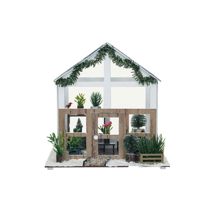 Charming Winter Greenhouse