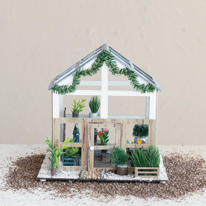 Charming Winter Greenhouse