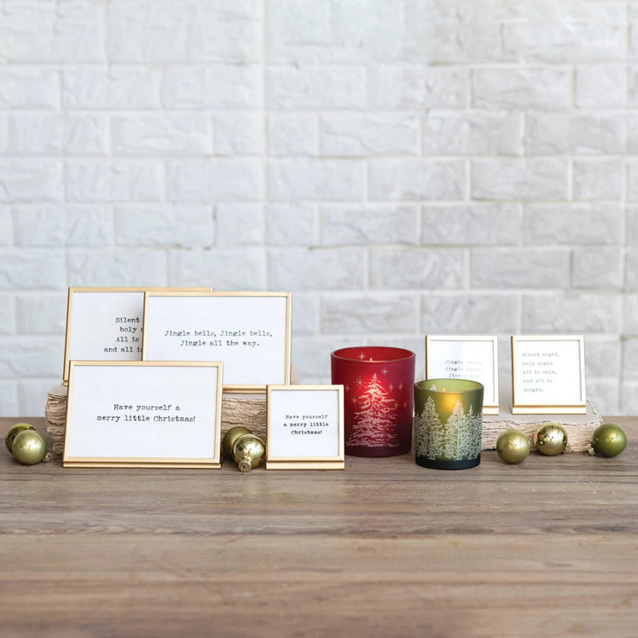 Christmas Carol Lyrics Framed Photo