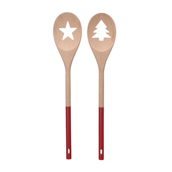 Holiday Cut Out Wooden Spoon