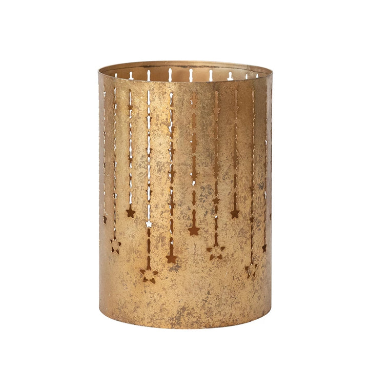 Falling Stars Punched Tealight Holder