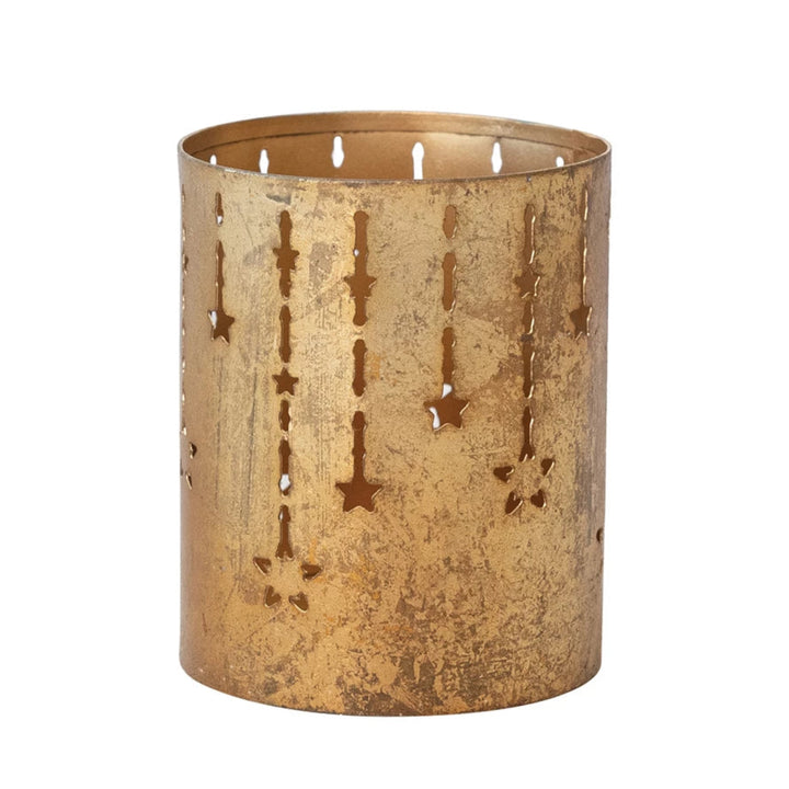 Falling Stars Punched Tealight Holder