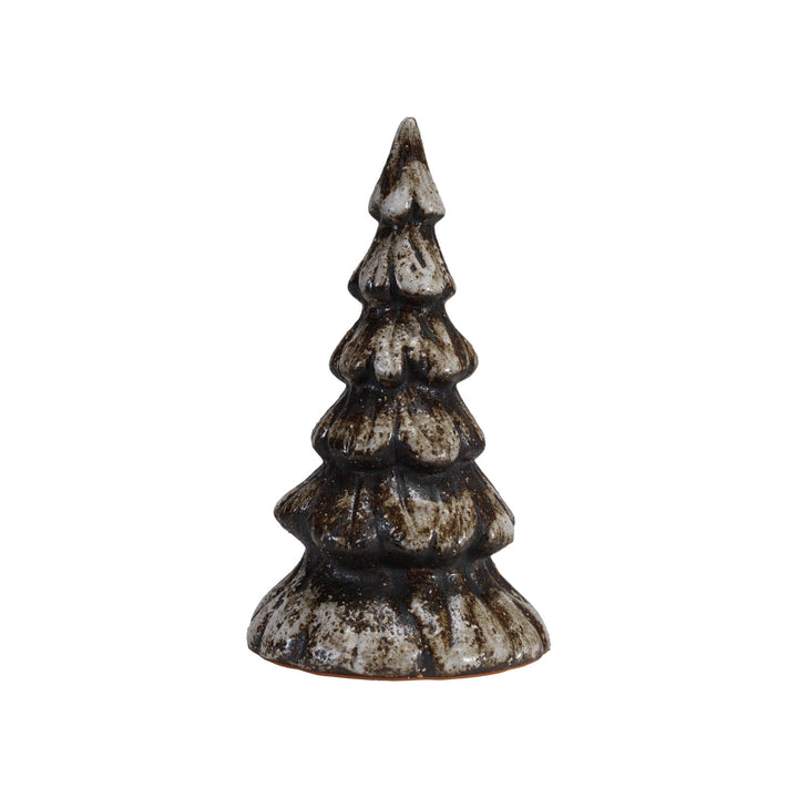 Matte Brown Stoneware Tree