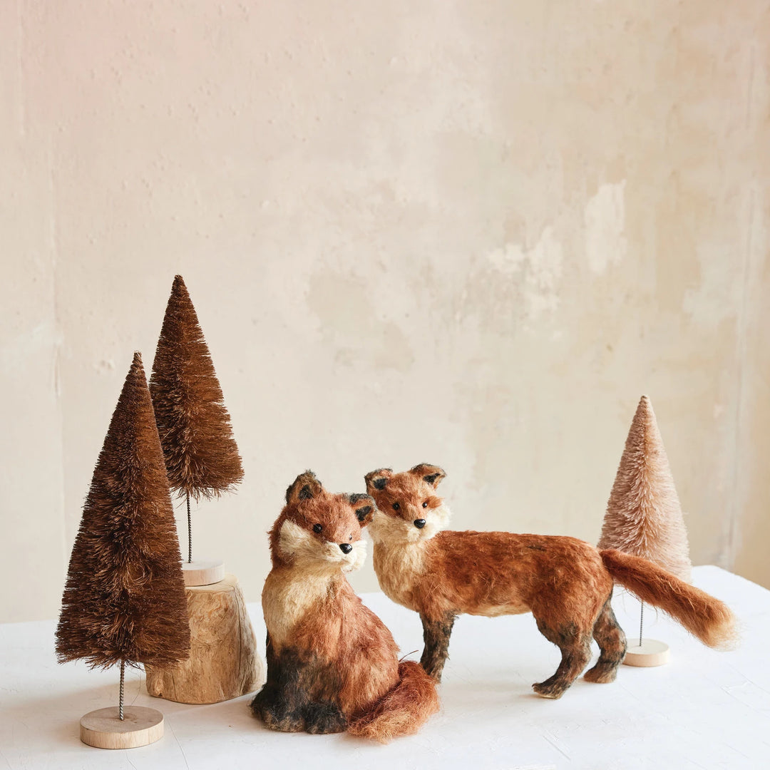 Woodland Sisal Sitting Fox