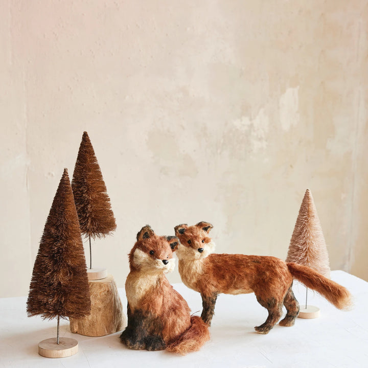 Woodland Sisal Sitting Fox