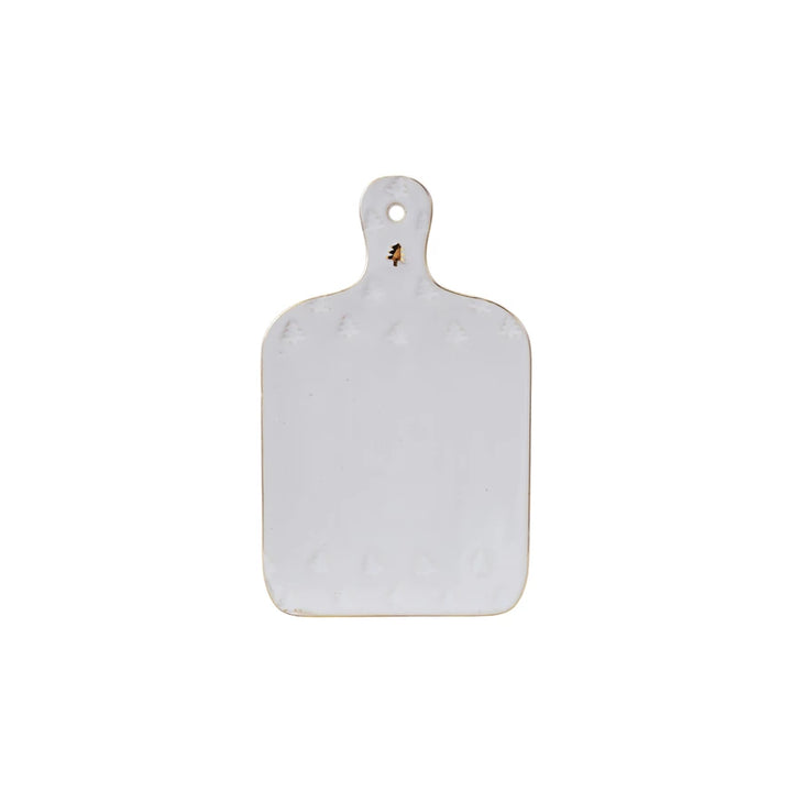 White Winter Forest Cheese Board