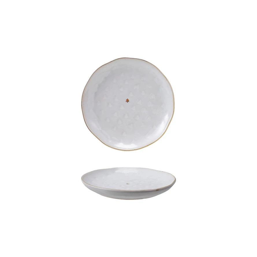 White Winter Forest Plate