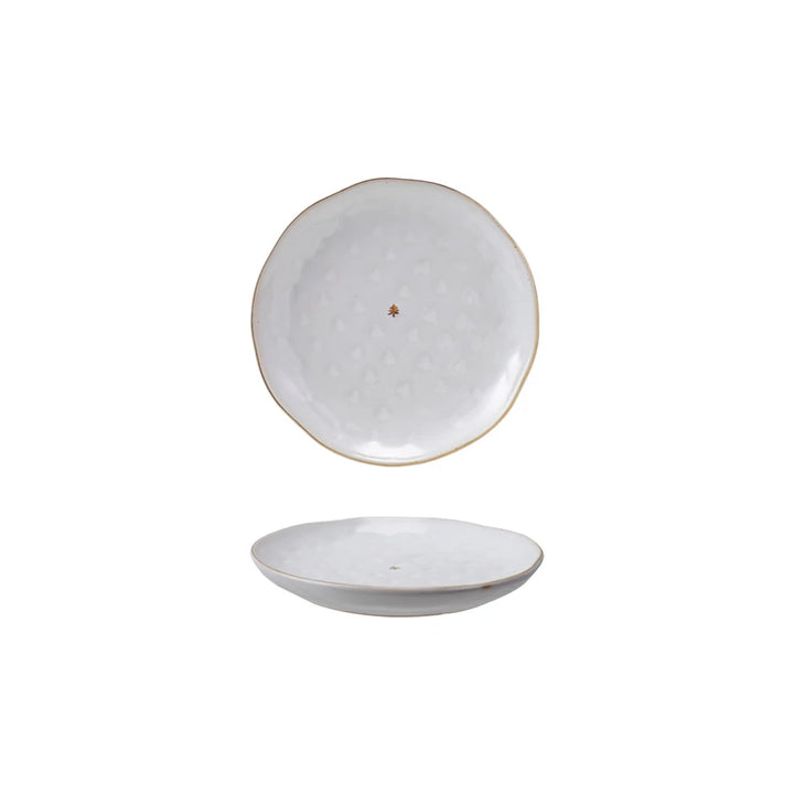 White Winter Forest Plate