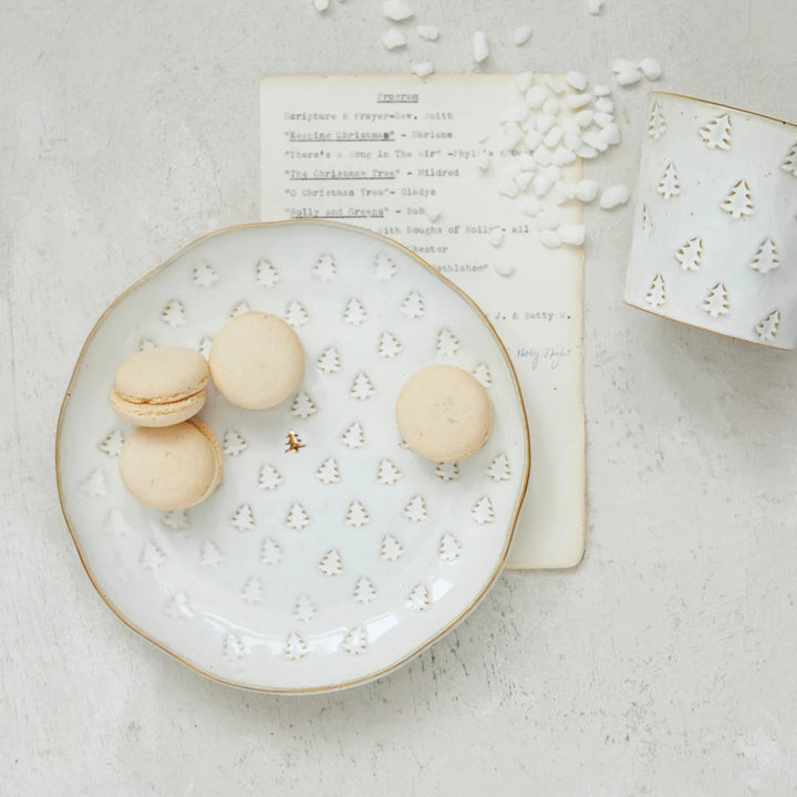 White Winter Forest Plate
