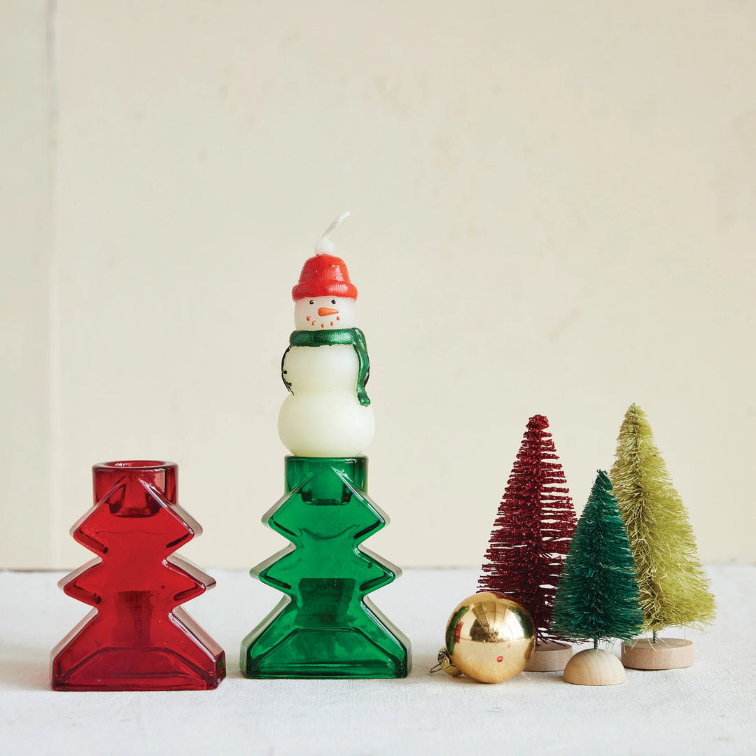 Tree Shaped Glass Taper Holder