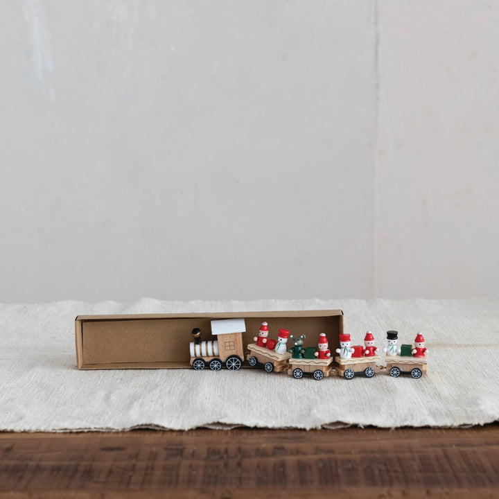 Wooden Holiday Train