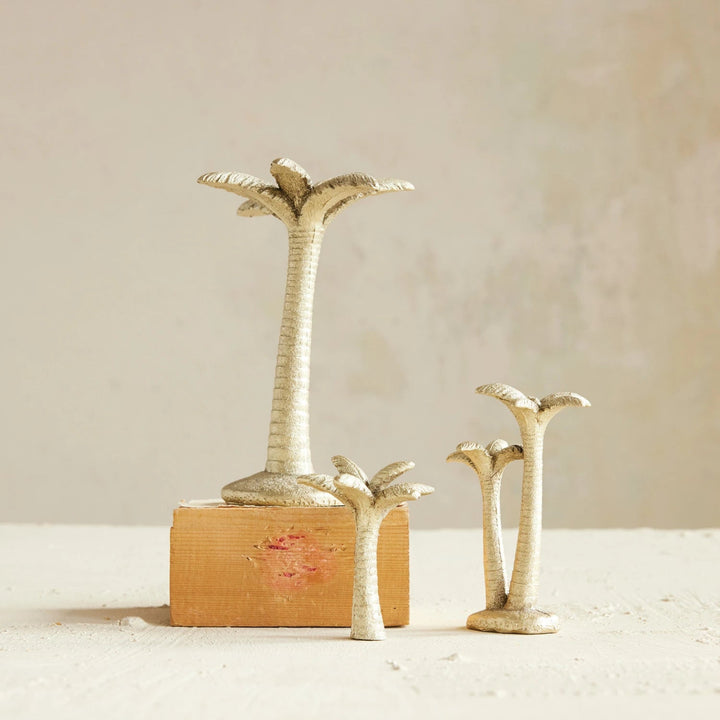 Golden Palm Tree Figurine
