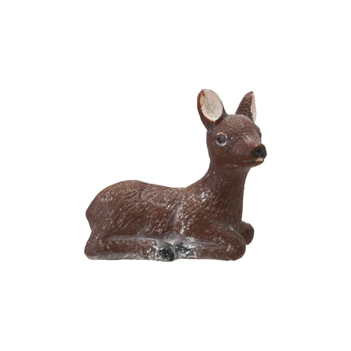 Vintage Lying Cement Deer