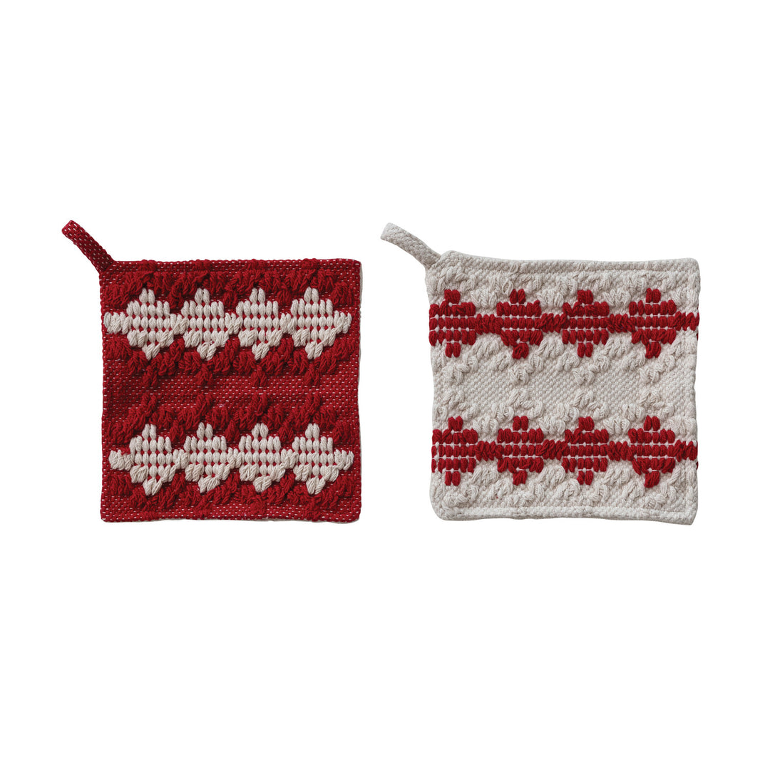 Tufted Diamond Pot Holder