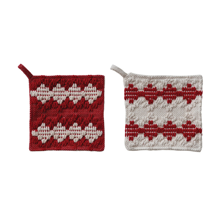Tufted Diamond Pot Holder