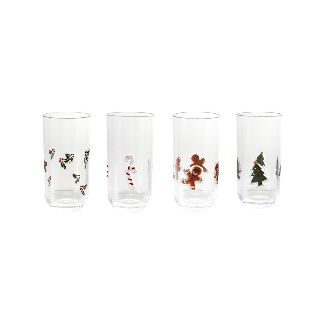Holiday Icon Acrylic Drinking Glass