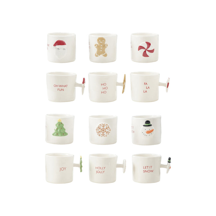 Icon Handled Holiday Mug