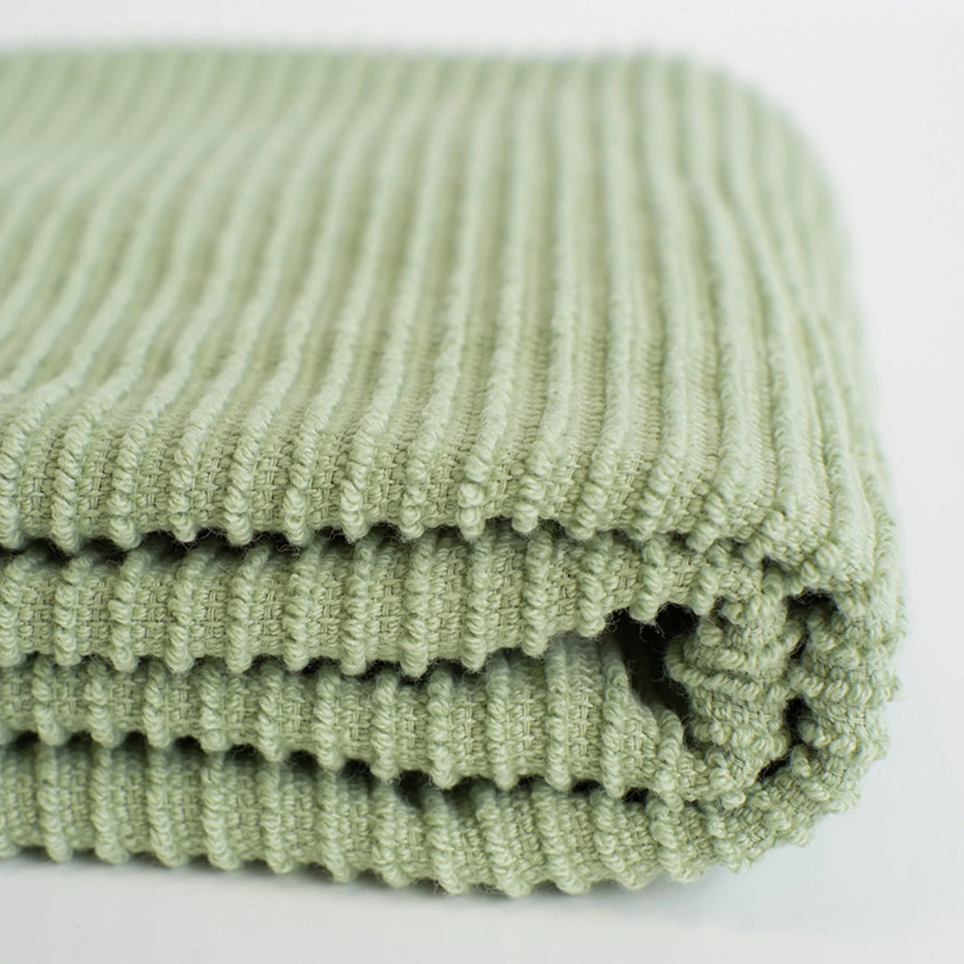 Sage Green Ripple Dishtowel