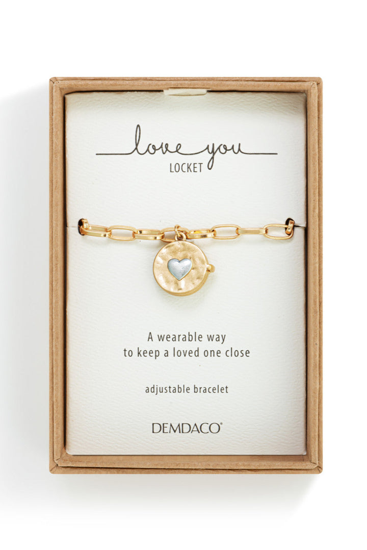 Love You Locket Bracelet