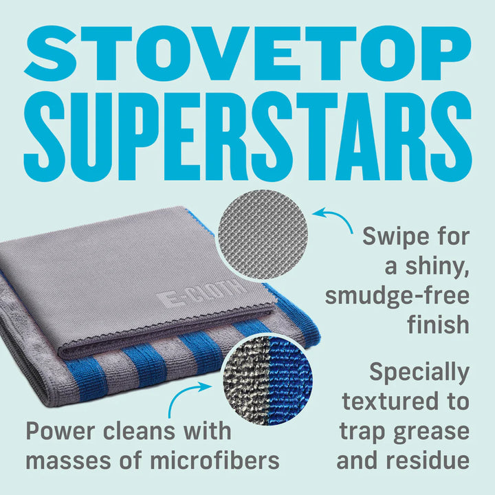 E-Cloth Range & Stovetop Cleaning Kit