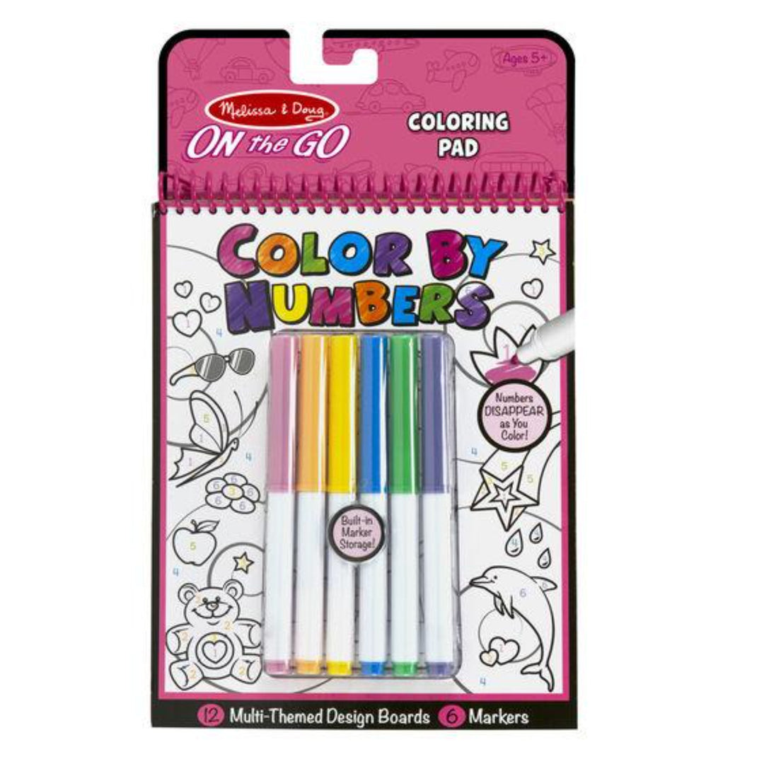 Girl's Color By Number Set