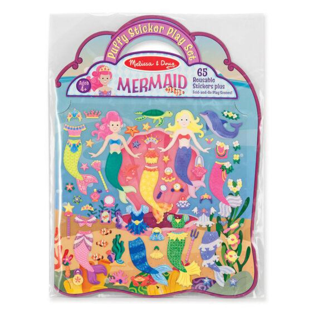 Mermaid Puffy Sticker Play Set