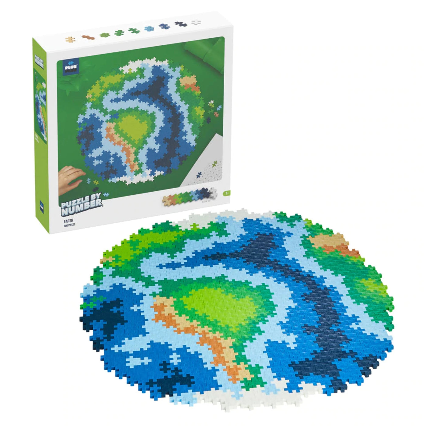 Earth Puzzle By Number