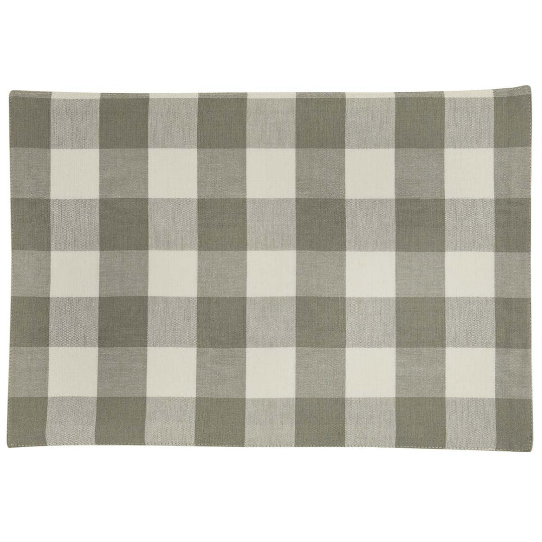 Wicklow Check Dove Placemat
